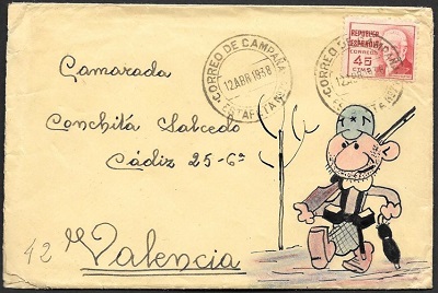 Carta soldado republicano