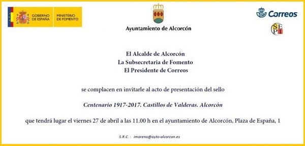 Invitación Alcorcón