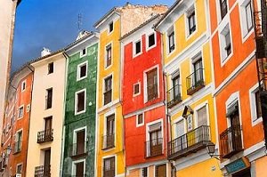 Casas de Colores. Cuenca