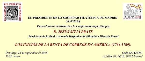 Los Inicios de la Renta de Correos en América (1764-1769)