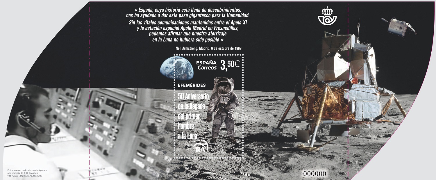 llegada del primer hombre a la luna