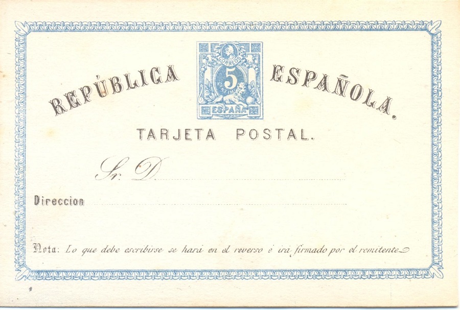 Tarjeta Primera República