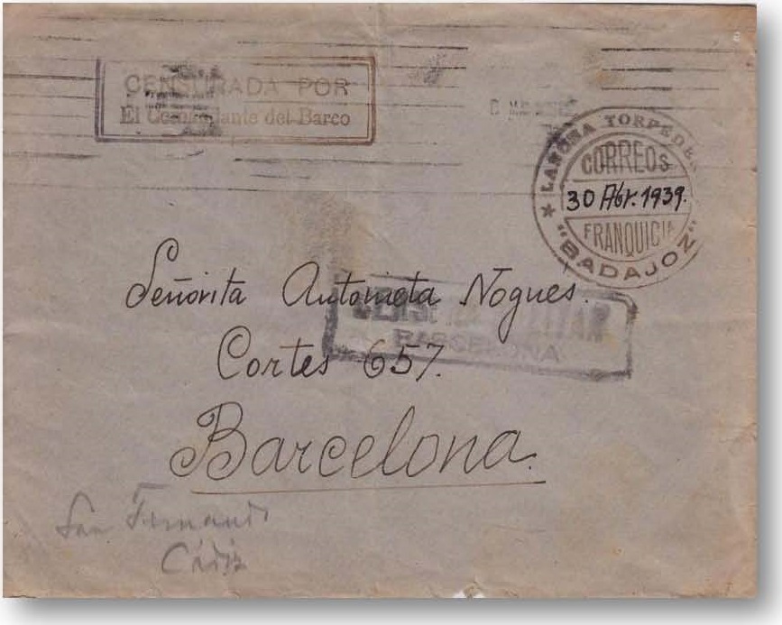 Carta de San Fernando a Barcelona