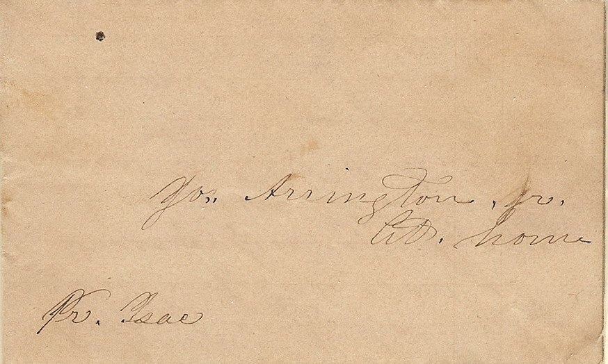 Esclavos. Carta Pr. Isaac