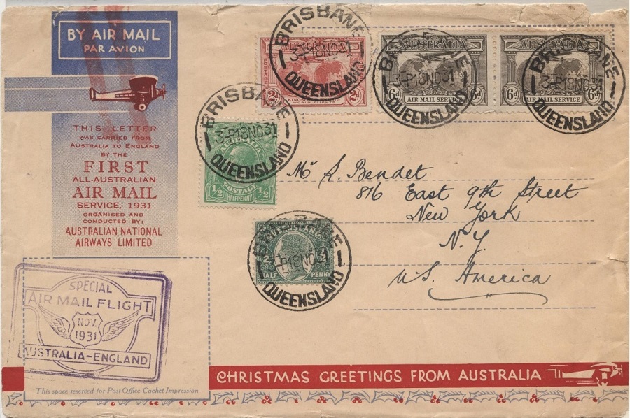 Carta de Brisbane a Nueva York
