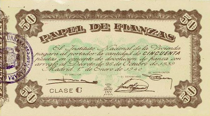 Ejemplar de 50 pesetas