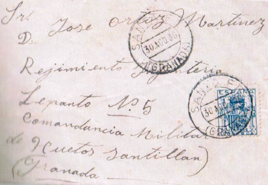 Emisión de Granada. Carta Santa Fe