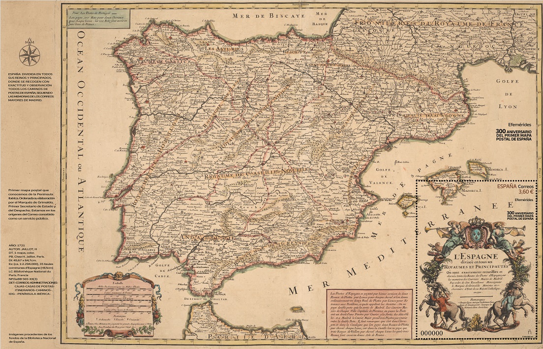 300 Aniversario del Primer Mapa Postal