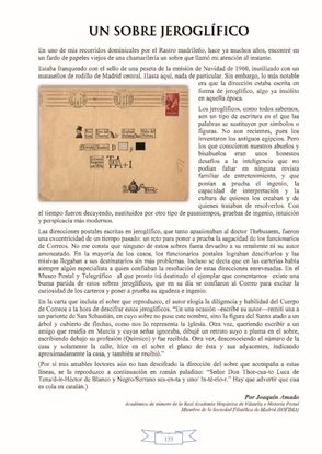 Curiosidades Filatélicas. Artículo de Joaquín Amado