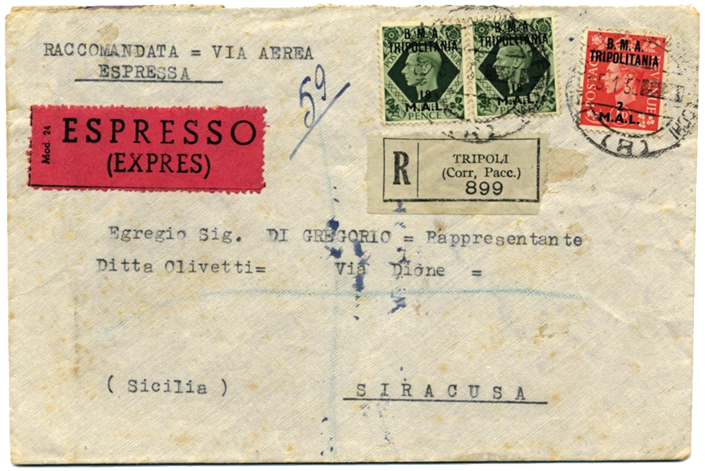 Carta de la administración británica