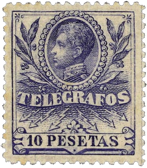 10 pesetas violeta