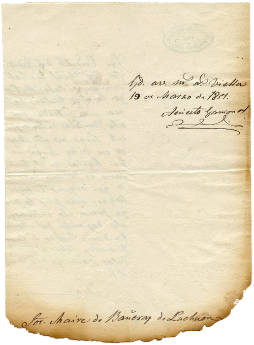 Correo de Veredas. Anverso