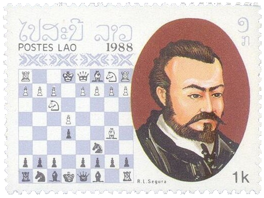 Ruy López de Segura. Laos