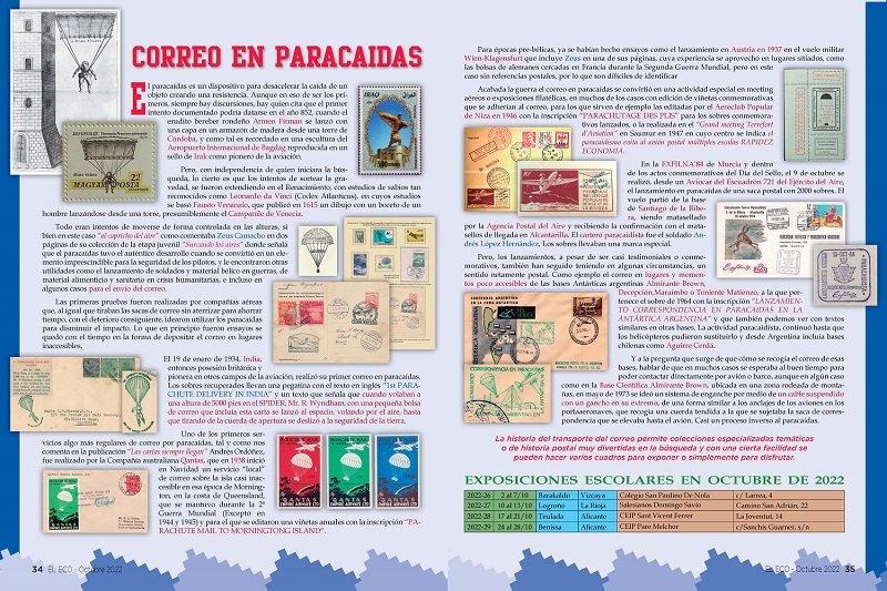 El Eco Filatélico. Filatelia de Juventud