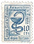 Viñeta del Colegio de Huérfanos de Consejo Gral. de Colegios Farmacéuticos de España