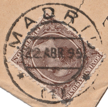 La historia que esconde una carta -Matasellos de salida