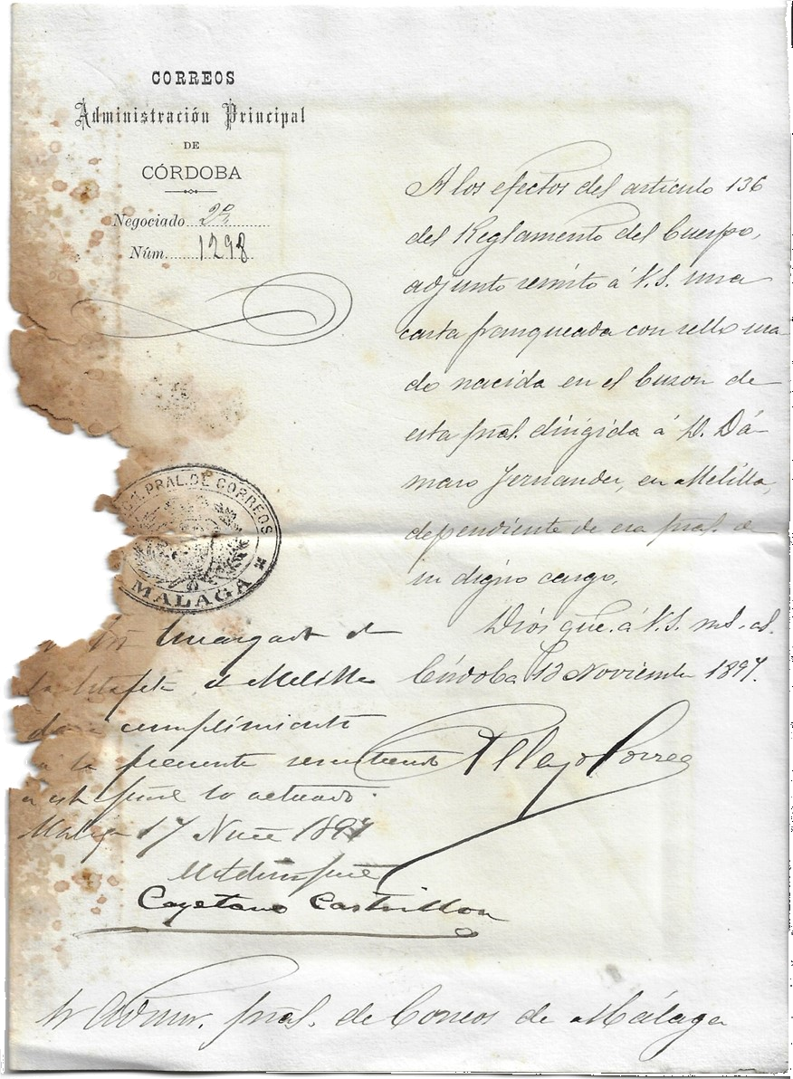 Intento de fraude al correo. Expediente