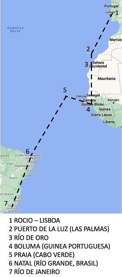 Dornier Do x. Ruta