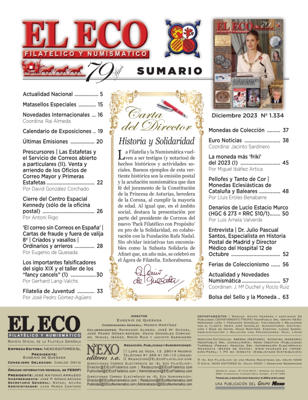 El Eco Filatélico. Filatelia de Juventud