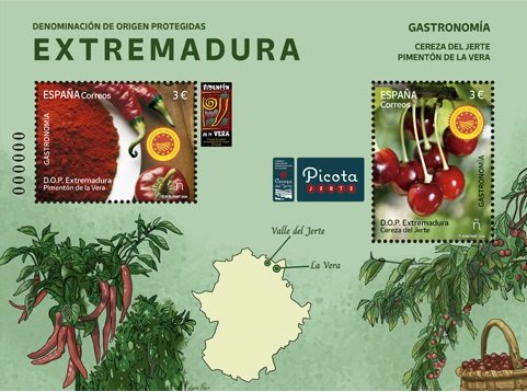 Cereza del Jerte. Pimentón de la Vera