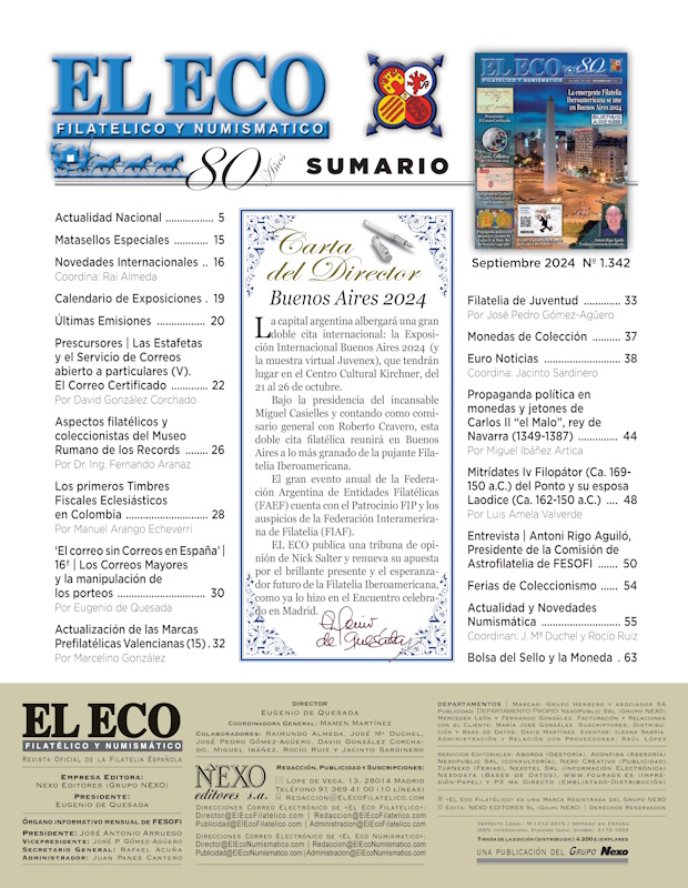 El Eco Filatélico. Sumario