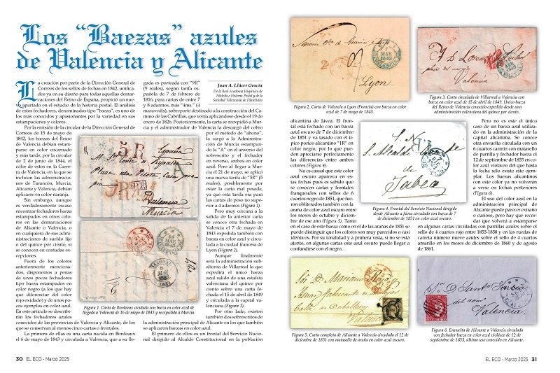 El Eco Filatélico. Artículo de Filatelia