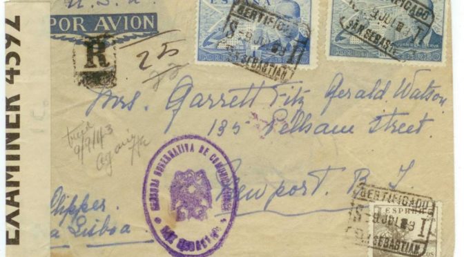 Correo de refugiados en España durante la II Guerra Mundial
