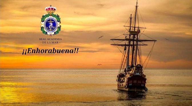 Marcelino González ingresa en la Real Academia de la Mar