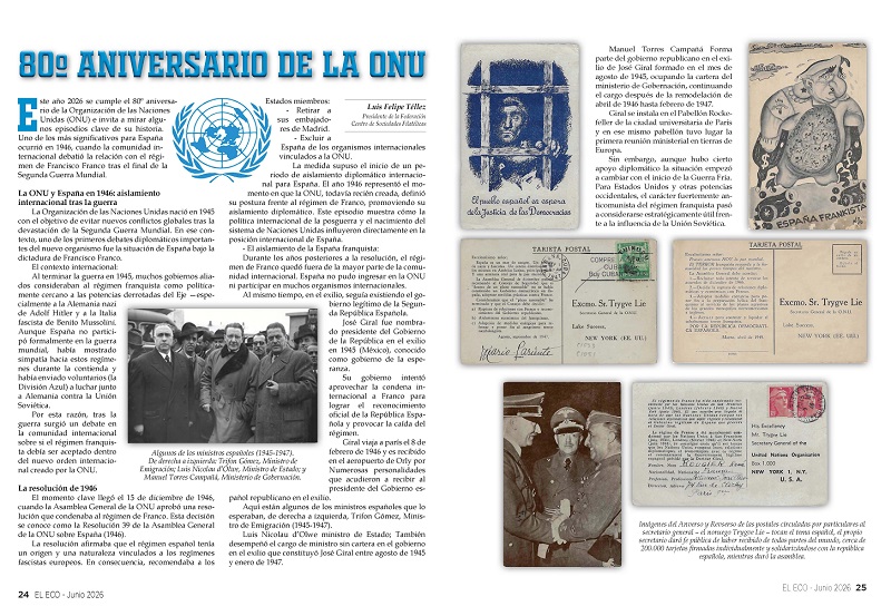 El Eco Filatélico. Artículo de Filatelia