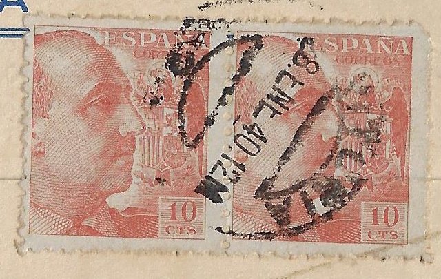 Una postal con varias curiosidades. Detalle