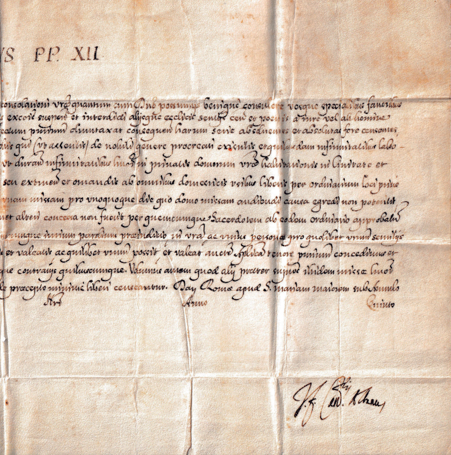 Las bulas pontificias