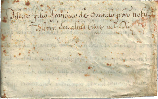 Las bulas pontificias. Bula del Papa Inocencio XI dirigida al Rey de España