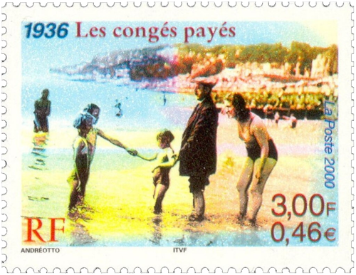 Francia 2000. Desarrollos sociales
1936: Permiso remunerado Francia 2000