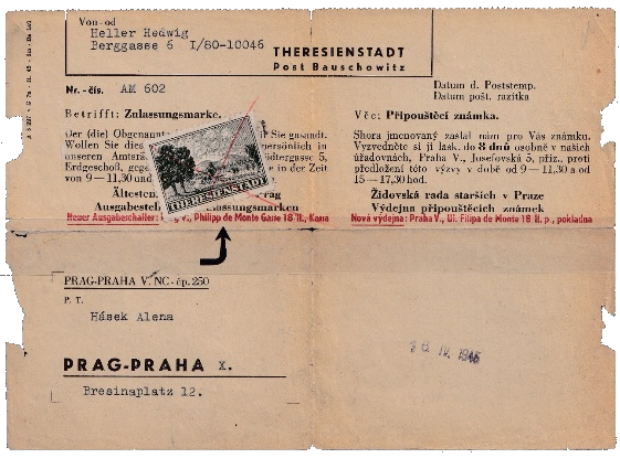 Comunicación Consejo de Judíos Ancianos de Praga