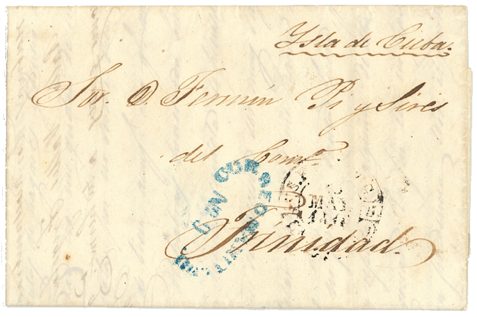 Caribe Español. Correspondencia dirigida a Trinidad