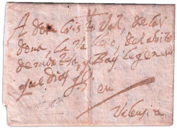 El caso de Valencia. Carta circulada entre Guadalest y Valencia